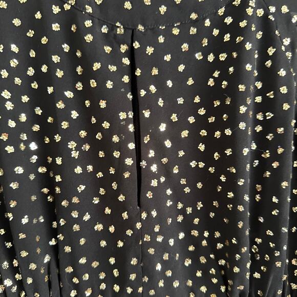 & Other Stories Little Black Sparkle Dress New Years Size 6 - Picture 4 of 6